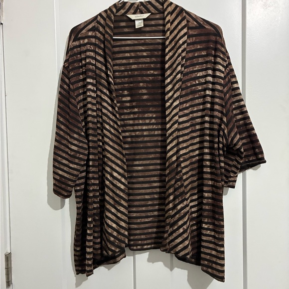 Tops - CJ Banks short sleeve wrap shirt